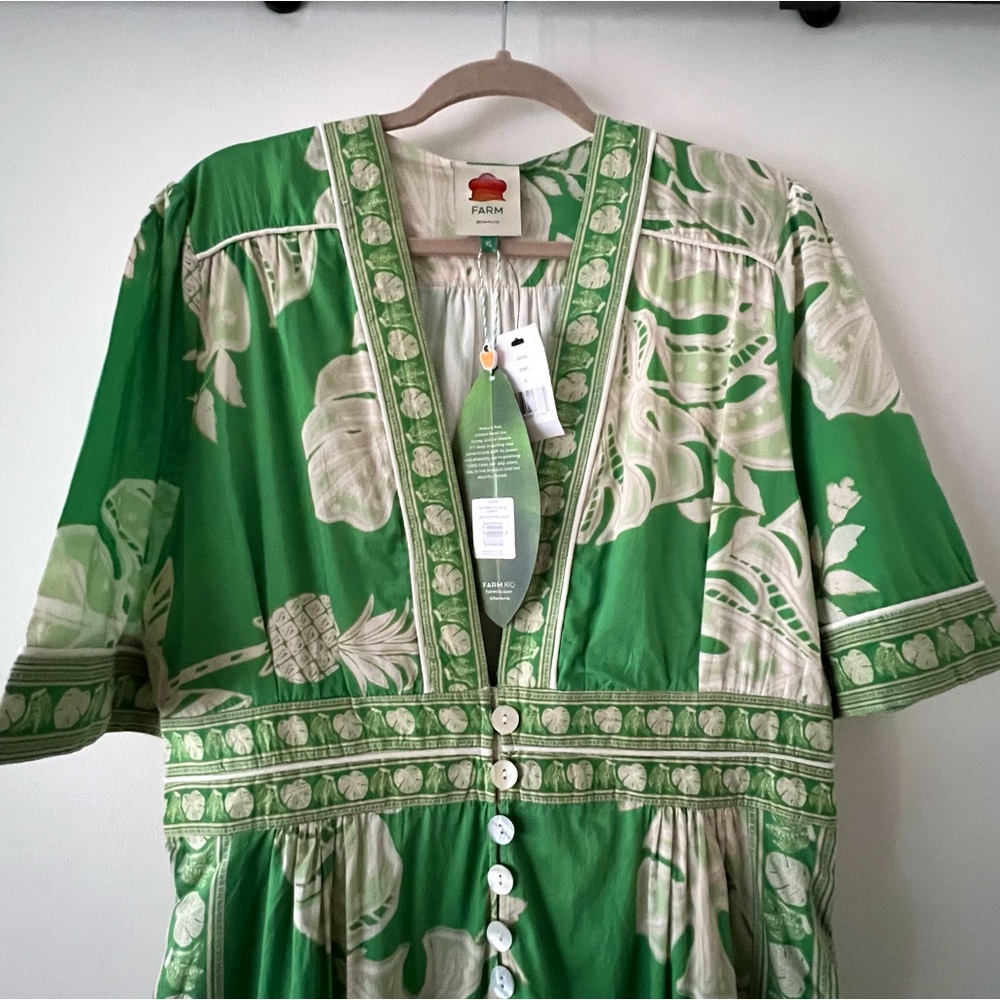NWT FARM Rio Monsteras XL Jumpsuit